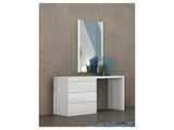 Anna/Eddy Single And Double Dresser Extension High Gloss Gray.