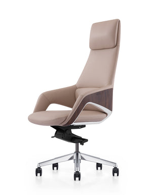 VIG Furniture Modrest - Prost Modern Beige High Back Executive Office Chair VGFU-FK005-A-BG-OFF-CH