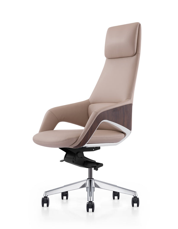VIG Furniture Modrest - Prost Modern Beige High Back Executive Office Chair VGFU-FK005-A-BG-OFF-CH