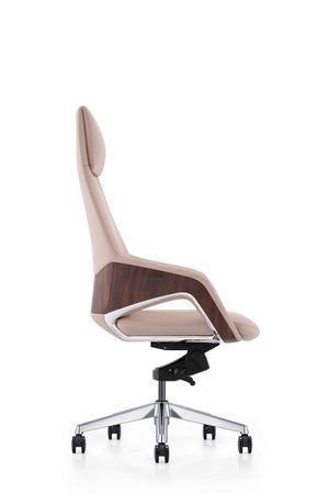 VIG Furniture Modrest - Prost Modern Beige High Back Executive Office Chair VGFU-FK005-A-BG-OFF-CH