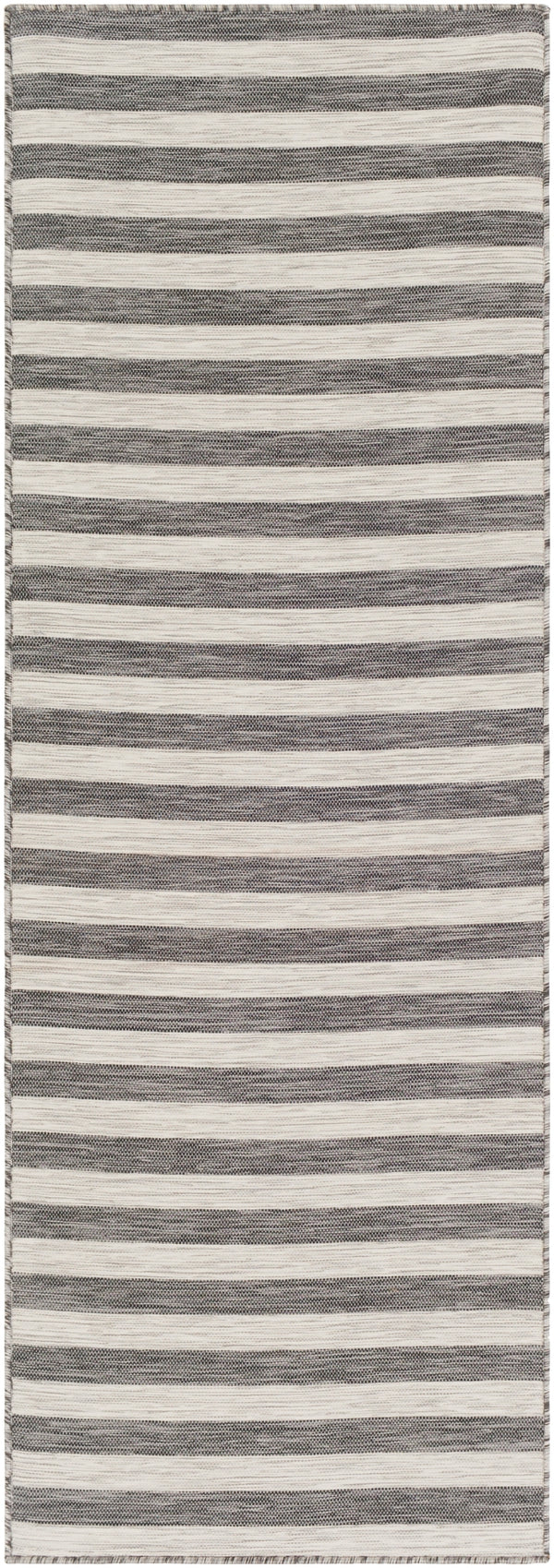 Pasadena PSA-2304 Cottage Polypropylene Rug PSA2304-2773 Light Gray, White, Medium Gray, Black 100% Polypropylene 2'7" x 7'3"