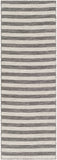 Pasadena PSA-2304 Cottage Polypropylene Rug PSA2304-2773 Light Gray, White, Medium Gray, Black 100% Polypropylene 2'7" x 7'3"