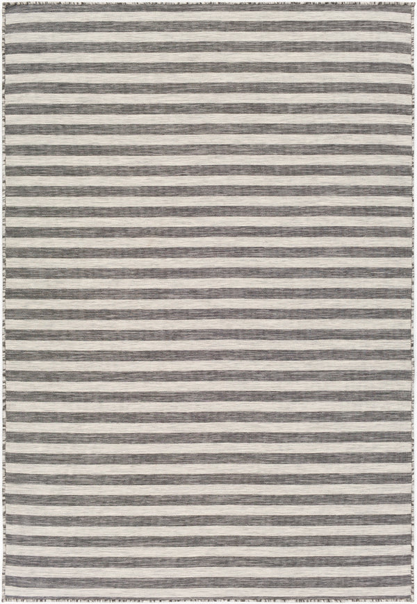 Pasadena PSA-2304 Cottage Polypropylene Rug PSA2304-81012 Light Gray, White, Medium Gray, Black 100% Polypropylene 8'10" x 12'