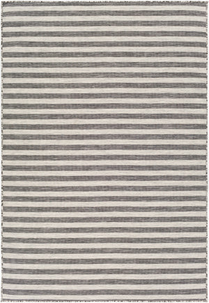 Pasadena PSA-2304 Cottage Polypropylene Rug PSA2304-81012 Light Gray, White, Medium Gray, Black 100% Polypropylene 8'10" x 12'