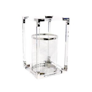 Pasargad Soren Stainless Steel & Lucite Lantern PSAE-061L-PASARGAD