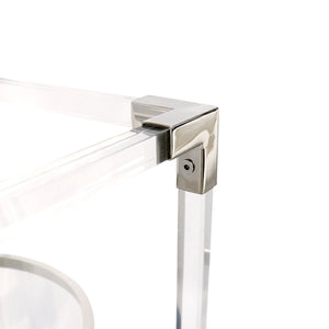 Pasargad Soren Stainless Steel & Lucite Lantern PSAE-061L-PASARGAD