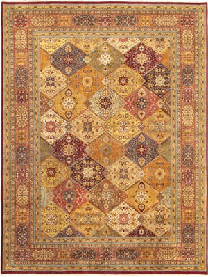 Pasargad Baku Collection Hand-Knotted Lamb's Wool Area Rug PSK-2 4X12-PASARGAD