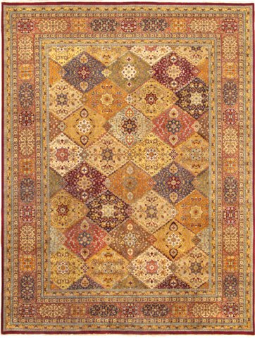 Pasargad Baku Collection Hand-Knotted Lamb's Wool Area Rug PSK-2 4X12-PASARGAD