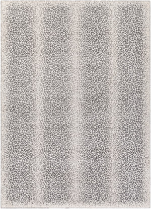 Positano PSN-2311 Modern Polypropylene Rug PSN2311-71010 Medium Gray, Charcoal, White 100% Polypropylene 7'10" x 10'