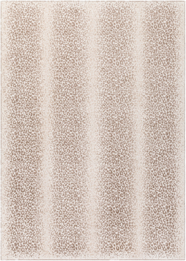 Positano PSN-2312 Modern Polypropylene Rug PSN2312-71010 Ivory, White, Camel, Dark Brown 100% Polypropylene 7'10" x 10'