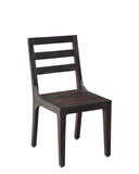 Porter Designs Fall River Solid Sheesham Wood Contemporary Dining Chair Brown 07-117-02-1128A-1