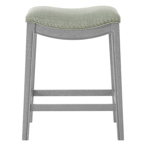 Grover Fabric Counter Stool Lyon Light Green