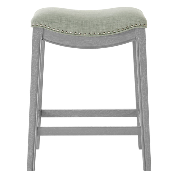 Grover Fabric Counter Stool Lyon Light Green