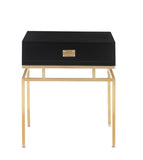 Genoa Black Side Table