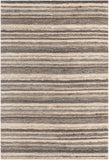 Petra PTR-2300 Traditional Jute, Wool Rug PTR2300-81012 Charcoal, Medium Gray, Light Gray, Tan, Beige, Cream 50% Jute, 50% Wool 8'10" x 12'