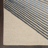Nourison Symmetry SMM06 Artistic Handmade Tufted Indoor Area Rug Ivory/Grey 7'9" x 9'9" 99446495938