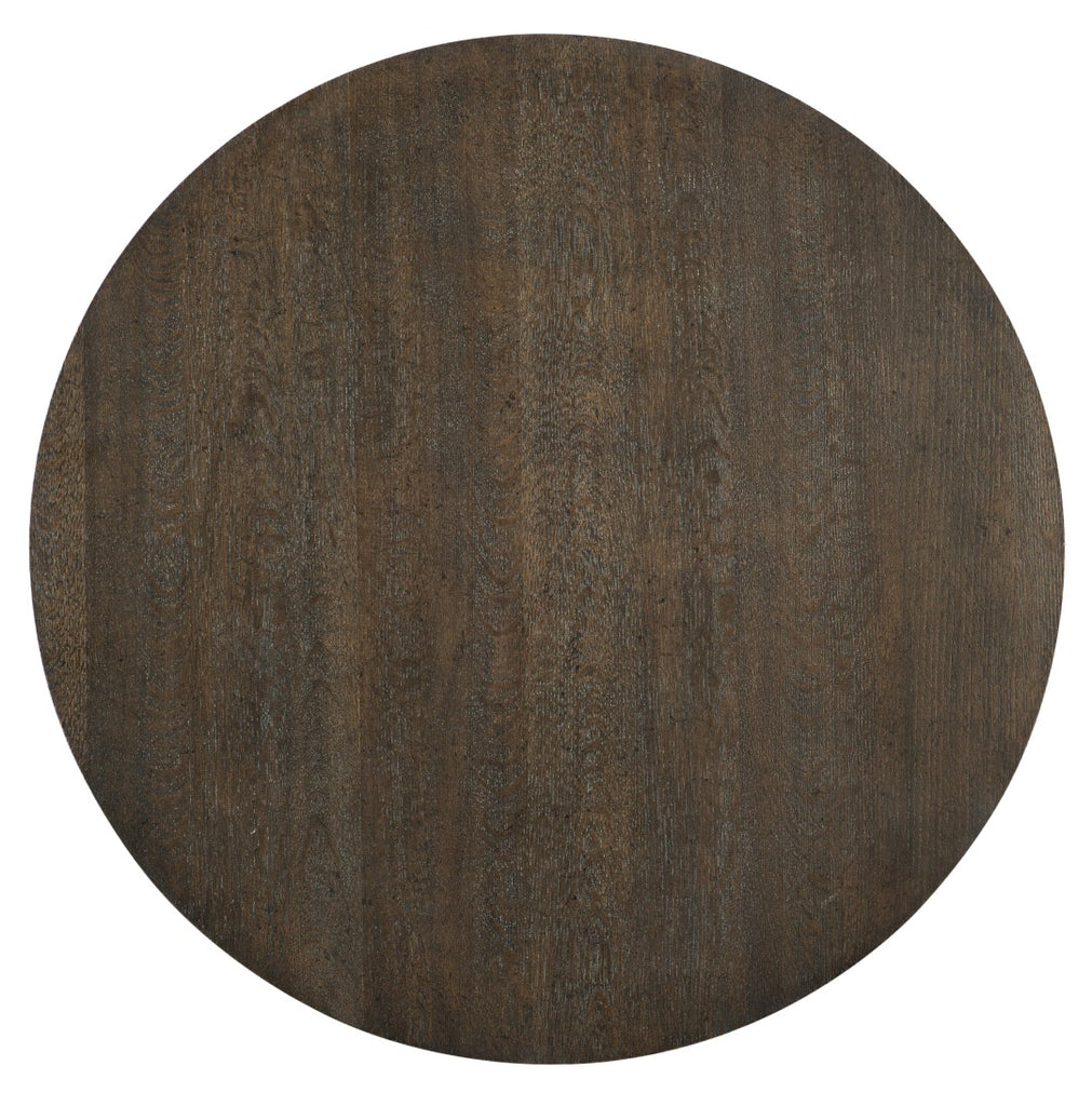 Hooker Furniture Miramar - Point Reyes Transitional Miramar Point Reyes Botticelli 48in Round Dining Table in Oak Solids and Quarter Flaky Oak Veneers with Resin and Metal 6201-75213-MULTI