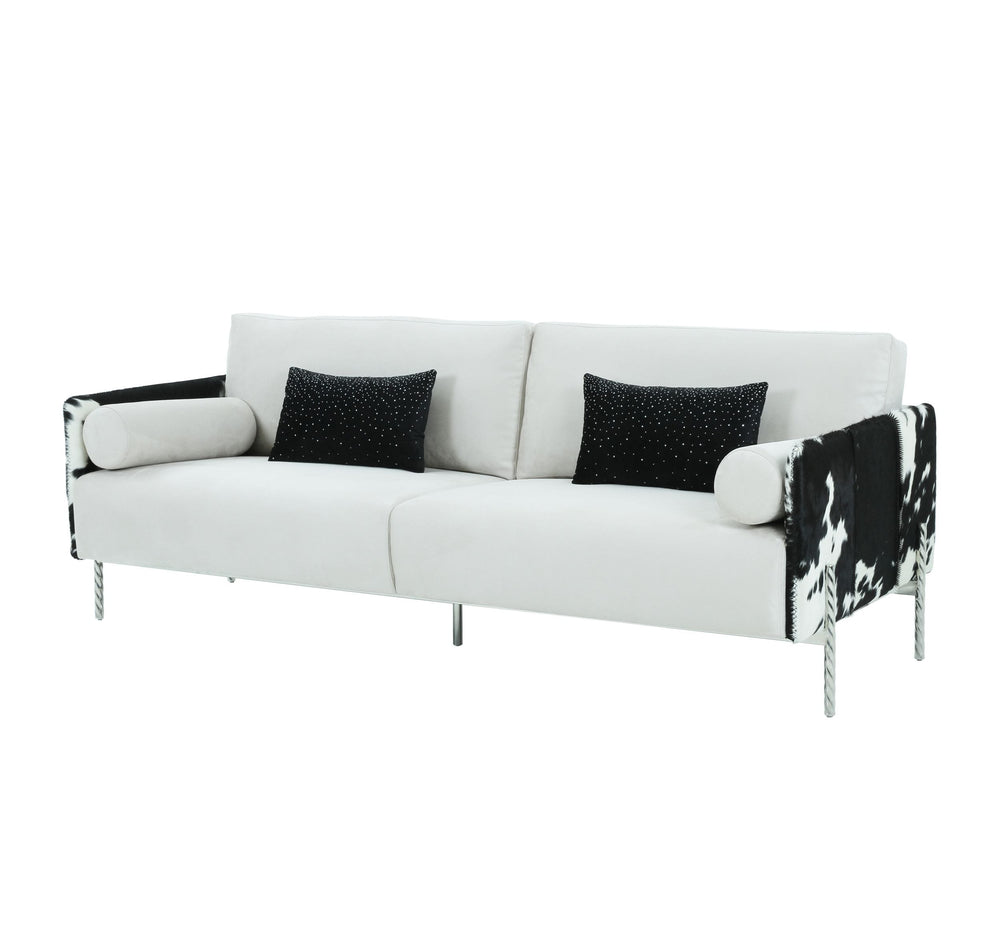 VIG Furniture Divani Casa Pueblo - Modern Cow-hide Sofa VGODZW-20028-S