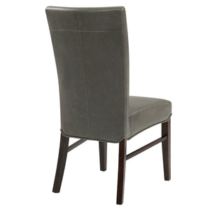 Milton Bonded Leather Dining Chairs - Set of 2, Stylish Accent Chairs for Modern Home Decor