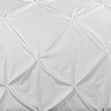 Daya White Queen 4pc Duvet Set