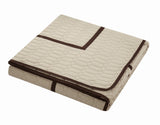 Birmingham Beige Queen 3pc Quilt Set