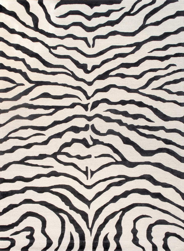 Pasargad Edgy Allover Edgy Bamboo Silk & Wool Rug pvcsk-05 9x12-PASARGAD