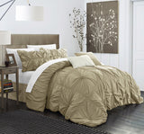 HALPERT TAUPE KING 6PC COMFORTER SET