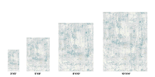 Pasargad Stella Design Power Loom Area Rug PVHA-16 5x8-PASARGAD