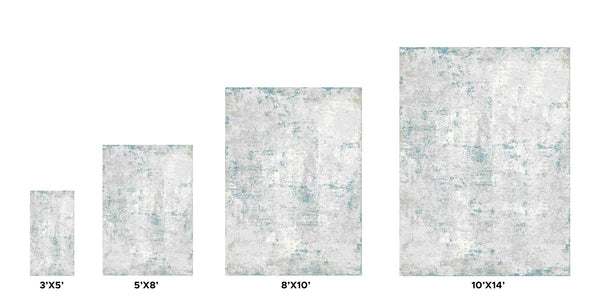 Pasargad Stella Design Power Loom Area Rug PVHA-46 5x8-PASARGAD