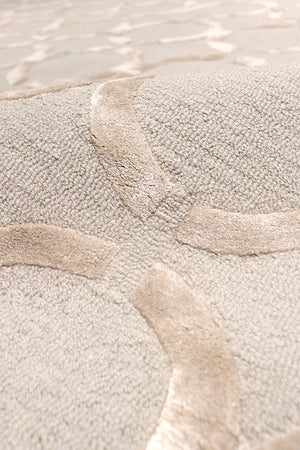 Pasargad Edgy Allover Edgy Bamboo Silk & Wool Rug pvny-18 5x8-PASARGAD