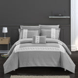 Titian Grey Queen 8pc Comforter Set