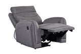 Porter Designs Keyser Power Motion Contemporary Recliner Gray 03-201-17-8520