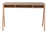 Porter Designs Portola Solid Acacia Wood Transitional Desk Brown 04-108-23-9190