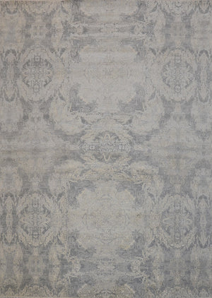 Pasargad Transitional Collection Hand-Knotted Silk & Wool Area Rug PWS-25 10X14-PASARGAD