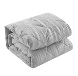 Leighton Grey King 9pc Comforter Set