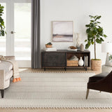 Nourison Elwood ELW06 Modern & Contemporary Machine Made Power-loomed Indoor only Area Rug Ivory 9' x 12'2" 99446885975