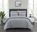 Blaine Navy Twin 5pc Duvet Set