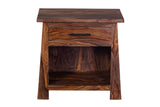 Porter Designs Kalispell Solid Sheesham Wood Natural Nightstand Natural 04-116-04-PDU104H