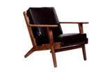 Corvallis Solid Sheesham Wood Modern Accent Chair