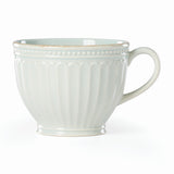 French Perle Groove 2-Piece Latte Mug Set