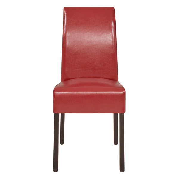 Valencia Bonded Leather Dining Chair Set of 2 - Stylish, Modern Design for Any Dining Room Decor