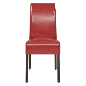 Valencia Bonded Leather Dining Chair Set of 2 - Stylish, Modern Design for Any Dining Room Decor