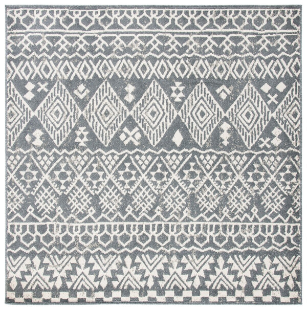 Safavieh Pyramid 205 Power Loomed 52% Polypropylene/11% Polyester/13% Latex Bohemian Rug PYR205A-9