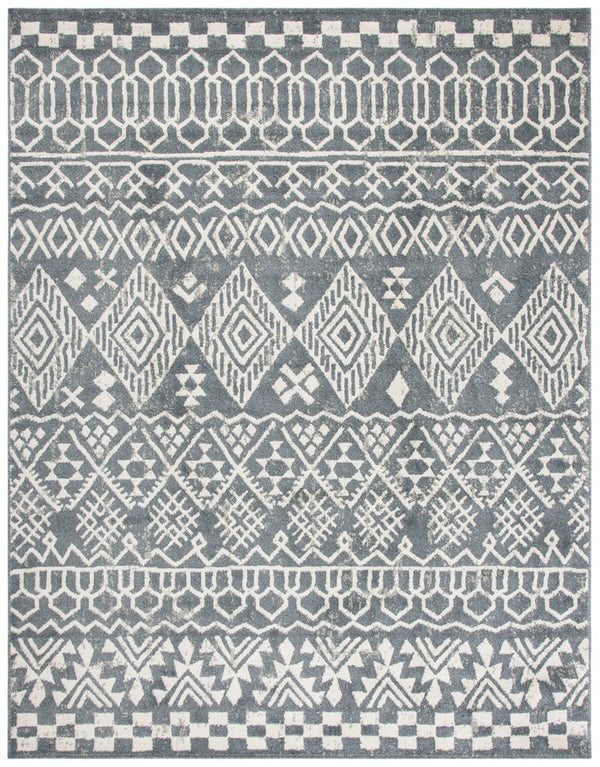 Safavieh Pyramid 205 Power Loomed 52% Polypropylene/11% Polyester/13% Latex Bohemian Rug PYR205A-9