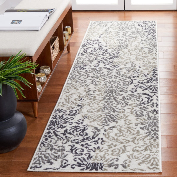 Safavieh Pyramid 210  Power Loomed Rug Ivory Grey / Charcoal PYR210A-9