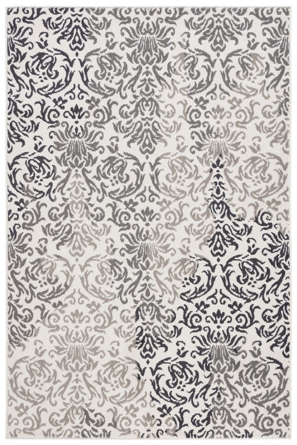 Safavieh Pyramid 210  Power Loomed Rug Ivory Grey / Charcoal PYR210A-9