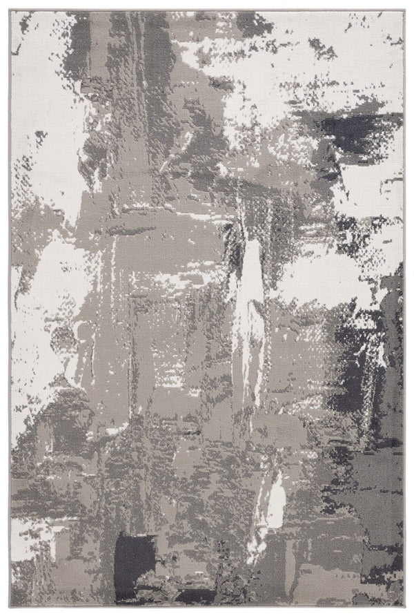 Safavieh Pyramid 212  Power Loomed Rug Ivory Grey / Charcoal PYR212A-9