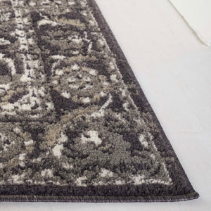 Safavieh Pyramid 214  Power Loomed Rug Charcoal / Ivory PYR214H-9