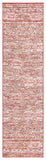 Safavieh Pyramid 218  Power Loomed Rug Rust / Ivory Grey PYR218P-9