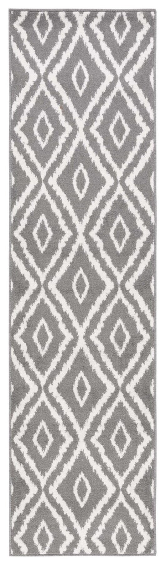 Safavieh Pyramid 219  Power Loomed Rug Charcoal / Ivory PYR219G-9